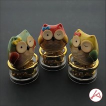 원형 오르골(도자기 부엉이)-5곡 중, 생일축가