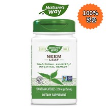 네이처스웨이 님나무 잎 리프 Neem Leaf 950mg 100베지캡슐, 1개, 기본, 100정