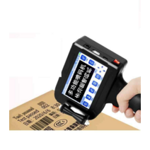 핸드 잉크젯프린터 유통기한날인기 제조일자 잉크포함, 핸드헬드 잉크젯 프린터 12.7mm검정잉크포함