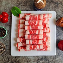 미국산 초이스급 두꺼운 앏은 우삼겹 500g, 2kg, 앏은우삼겹 2mm