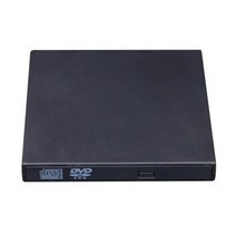 외장형 씨디롬 DVD 플레이어 odd 범용 외부 cd dvd 광학 드라이브 휴대용 usb 2.0 컴퓨터 노트북용 외부 dvd 광학 드라이브 리더기 68, 검은 색