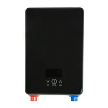 6500W 전기 온수기 220V 탱크리스 인스턴트 보일러 욕실 탱크 없는 샤워 세트 온도 조절기 안전 지능형 자동, All Black_CHINA