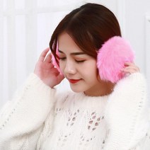 빌드온 털 귀마개 귀돌이 귀도리 핑크