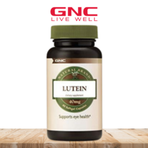 GNC 루테인 지아잔틴 이산화티타늄 40mg, 1개, 기본