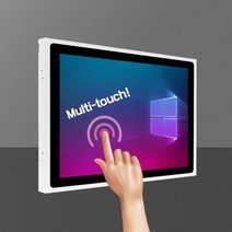 17인치 산업용 판넬 컴퓨터 패널 PC 일체형 터치모니터 화이트, 3세트