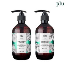 [플루] 데일리 스크럽워시 500g 1+1, 라임 그레이프 500g/자몽피치 500g, 상세설명 참조