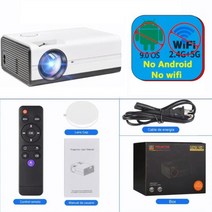 스마트빔 ZDSSY P10A Global Version Projector Support 1080P Mini LED Portable WIFI Full HD Android No 4K Keystone Correction Home Theater, Android Add, One Size