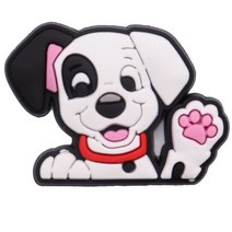 귀여운 만화 동물 구두 매력 카와이 달마시안 여우 고양이 다람쥐 개구리 말 실리콘 악어 슬리퍼 액세서리 아이 선물 1 개, [01] 초콜릿 색상