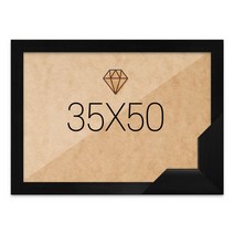 보석십자수액자 35x50 고급형 우드 블랙, 단품