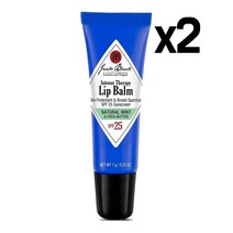 잭블랙 립밤 네추럴 민트 SPF25 2팩 Jack Black Lip Balm