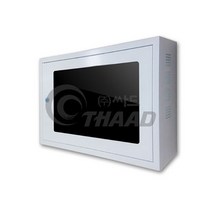 CCTV 22인치 모니터 벽부형 함체 TD-R2200 일체 노출형 평면 렉 시건장치 녹화기 보호장비, 1개