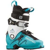 Salomon 살로몬 스키부츠 MTN Explore W Alpine Touring Ski Boots Womens 2022, White/Scuba Blue/Maroccan Blue, 23.5