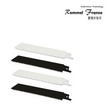 롬멜프랑코 무선전동톱날 컷쏘날 2세트(목재용/금속용 각 2개씩)