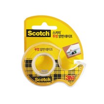 스카치 136 투명 양면 테이프 12mm * 6.35m, 단품