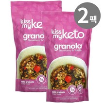 키스마이키토 키토 그래놀라 스트로베리 바닐라 오트밀 269g, 2개