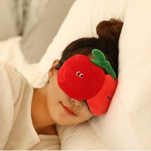 귀엽고 사랑스러운 꿀잠용 수면안대 (끈조절용) 취침 눈가리개 수면 불면증 암막안대 취침안대 꿀잠안대 눈찜질 피로회복 눈건강 비행기 여행 일상 기차여행 안대