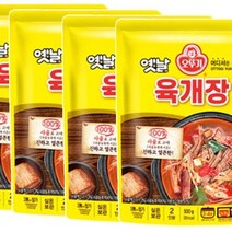 오뚜기 옛날 육개장 500G 간단한 저녁 메뉴 자취요리 아침국 자취생 반찬, 4개