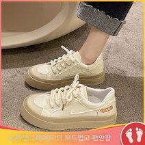 여성 플랫 슈즈 단화 어머니 신발 꽃 자수 봄 여름 여자플렛 중년 라운드 별빛스토어 Dexun 아메리칸 스타일 스니커즈 여성 플랫 바닥 봄 2023 새로운 얼짱 유럽 학생 모든 경기 캐주얼 화이트 슈즈