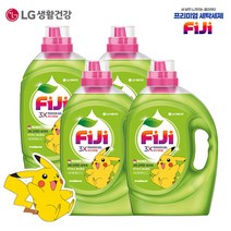 엘지생활건강 피지 3X 파워젤 액체세제 (오리지널) 2.7L X 4통, 단품