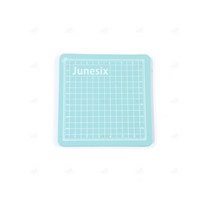 다꾸 정사각형 커팅 매트 휴대용 미니 고무 재단판 힐링 다이어리 꾸미기 칼판 파스텔 데스크 컷팅 고무판 책상 바닥 패드 깔판 8cm 민트