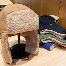 귀덮는 귀도리 버킷햇 트루퍼햇 모자 양털 군방장수 귀덮개