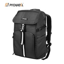 Prowell 카메라 가방 SLR 배낭 Canon Nikon 캐시 사이드 오픈 다기능, 클래식 블랙