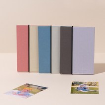 아코디언북 북아트 4x6 사진 앨범 포토북, 시나몬퍼플