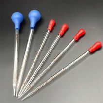 유리 등급 피펫 드로퍼 Vol. 0.5ml/1ml/2ml/3ml/5ml/10ml 트랜스퍼 고무 헤드 포함, 10mL 2pcs