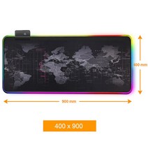 rgb game mat mouse pad xxl gamer large desk mat backlit mousepad big surface for the mouse 카페 컴퓨터 키보, RGB 40cmx90cm, 협력사