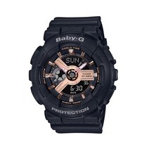 [BABY-G] BA-110RG-1ADR 지샥 베이비지 빅페이스 로즈골드 아날로그-전자 여성 스포츠시계 USN