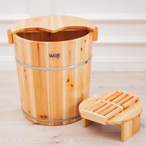 족욕기 가정용 간이 원형 편백 나무 발바닥 종아리 히노끼 습식 족욕통, C타입, 상세페이지 참조, 상세페이지 참조