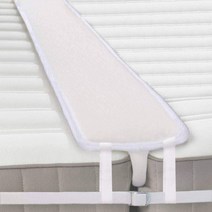 베드 브리지 트윈 투 킹 컨버터 키트 베드 갭 필러 트윈 베드 커넥터 킹 메이커 조절, 하얀