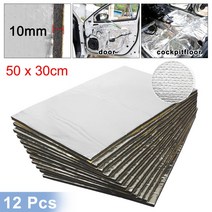 자동차 흡음매트 Uxcell-50cm x 30cm 방음 단열 매트 자동차 밴 데드닝 후드 단열재 9 개/12 개