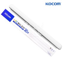 코콤 LED 플러스 일자등 30W 주광색 LG이노텍칩 주방등 사무실 교체용