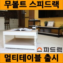 [디디지메이트]스피드랙 프린터 복합기 정리선반 가로300 받침대, 300x300x420x2단/블랙