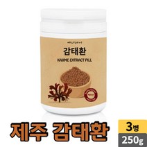 국내산 제주산 감태환 감테 감태, 3통, 250g