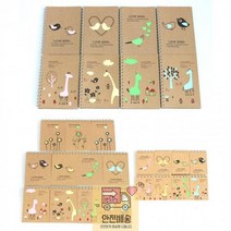 스프링_크래프트메모수첩_메모장_수첩_줄노트_대중소 CF2B