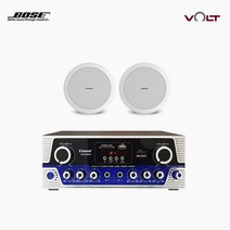 BOSE 매장 카페 음향패키지 파워 앰프 VM-209 + 보스 FS2C 실링스피커(화이트) 2EA