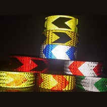 야간작업 반사스티커 45m 형광컬러 후부반사지 안전모반사띠 컨테이너 야광 안전표지, 1개