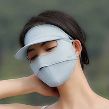 골프마스크 골프 얼굴 가리개 햇빛 자외선차단 냉감 마스크, 1, 바다와 하늘색(일반 스타일)