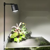 조명 라이트닝 스팟 LED 발색 수초 알풀 금어 해수 2자 3자 4자, 블랙 25W 높이 조절 가능