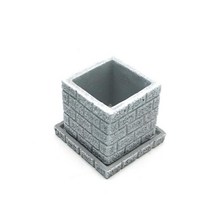 엔틱 콘크리트 미니 사각 벽돌화분 7cm 거실화분 식덕