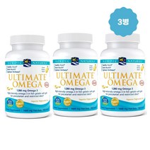 노르딕내추럴스얼티메이트 오메가3 피쉬 젤라틴 1 280mg, 180정, 3개