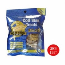 코드스킨 크런치바이트 22g/100% 천연 대구 트릿/수제간식