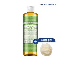 닥터브로너스 그린티 퓨어 캐스틸 솝 475ml+샤워볼