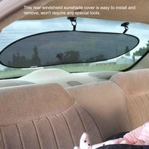 범용 자동차 후면 윈드 실드 접이식 차양 커버 윈드스크린, Option1