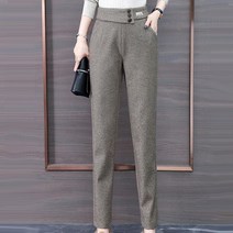 여성 봄가을 허리밴드 정장 캐주얼 바지