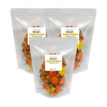 JEJU 제주 [무농약] 마리골드 꽃차 메리골드 꽃송이 MARIGOLD 100%, 30g, 1개입, 3개
