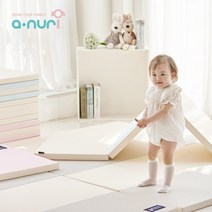 1+1 아누리 항균 플레이 국민 아기폴더매트70x200, 1+1/항균/캔디블루/70x200