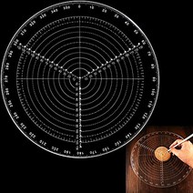 300 mm/ １1.8 Inch Round Center Finder Compass Lathe Centering Tool Circle Gauge for Drawing Circles, 1